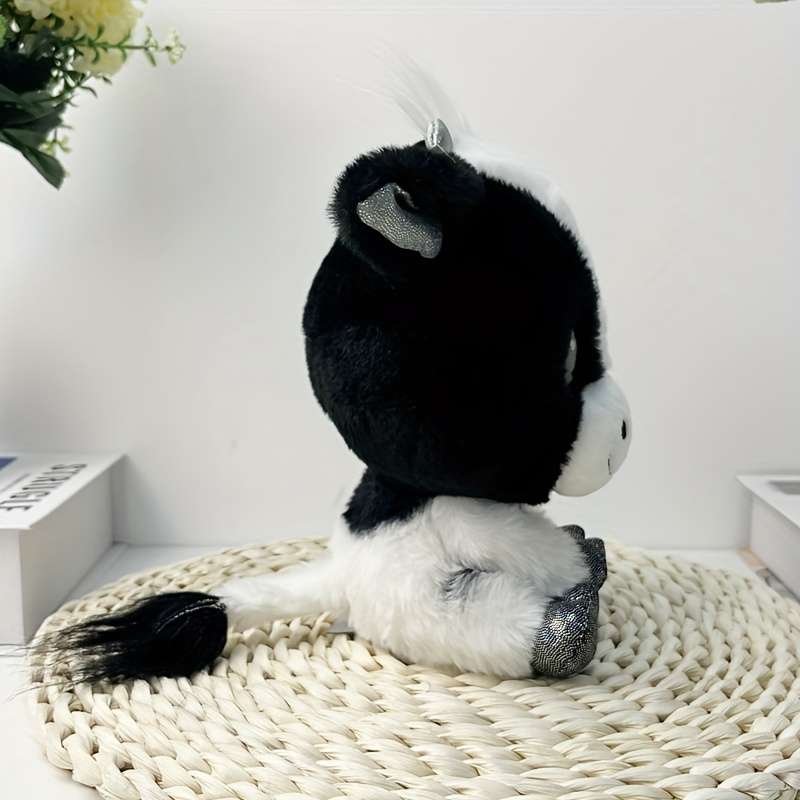 Plush Toyss color White And Black size 19.99 cm