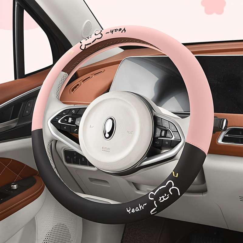 Car Steering Wheel Cover Black