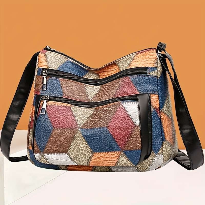 WomenS Bags W65 Diamond Shoulder Strap Black