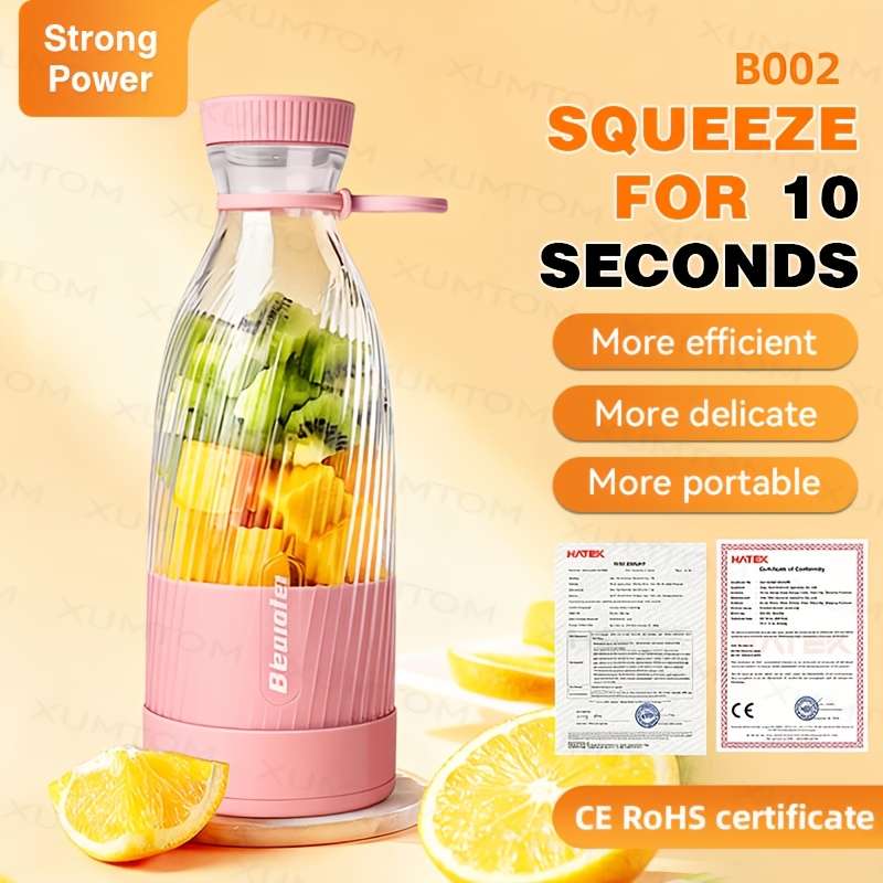 In Portable Blender And Juice Extractor Usb Charging