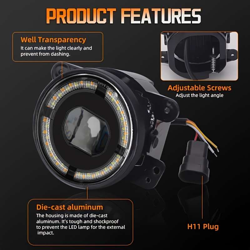 Car Lights Quantity 2Pcs Fog Light