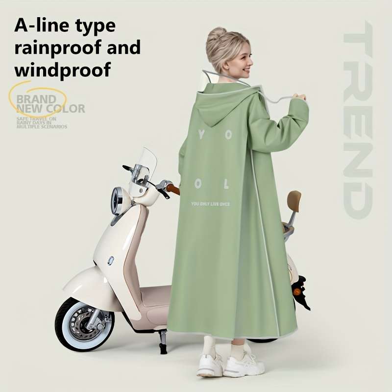 Raincoat White Size M