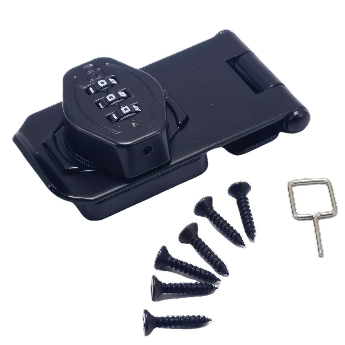 Lock Color Black Size 7.62 Cm
