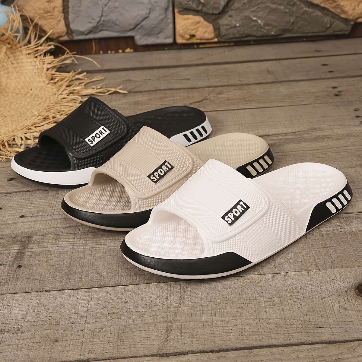 Sandals Color Khaki Size Uk 7.5 8