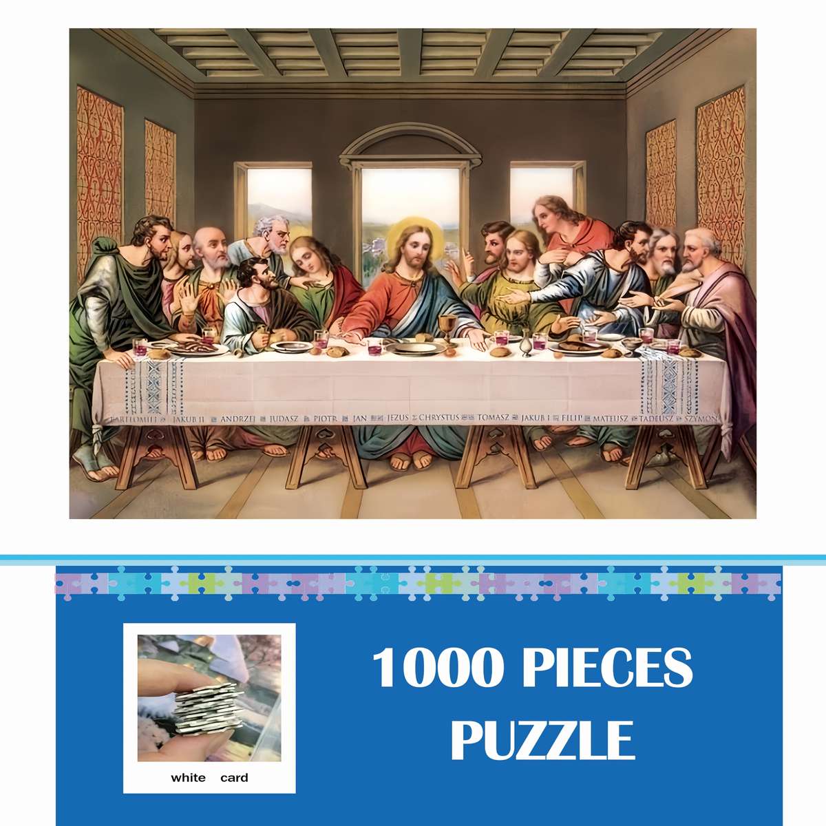 1000pcs DIY Puzzle Thick and Durable Adult Seamless Puzzle Designed for Birthdays H