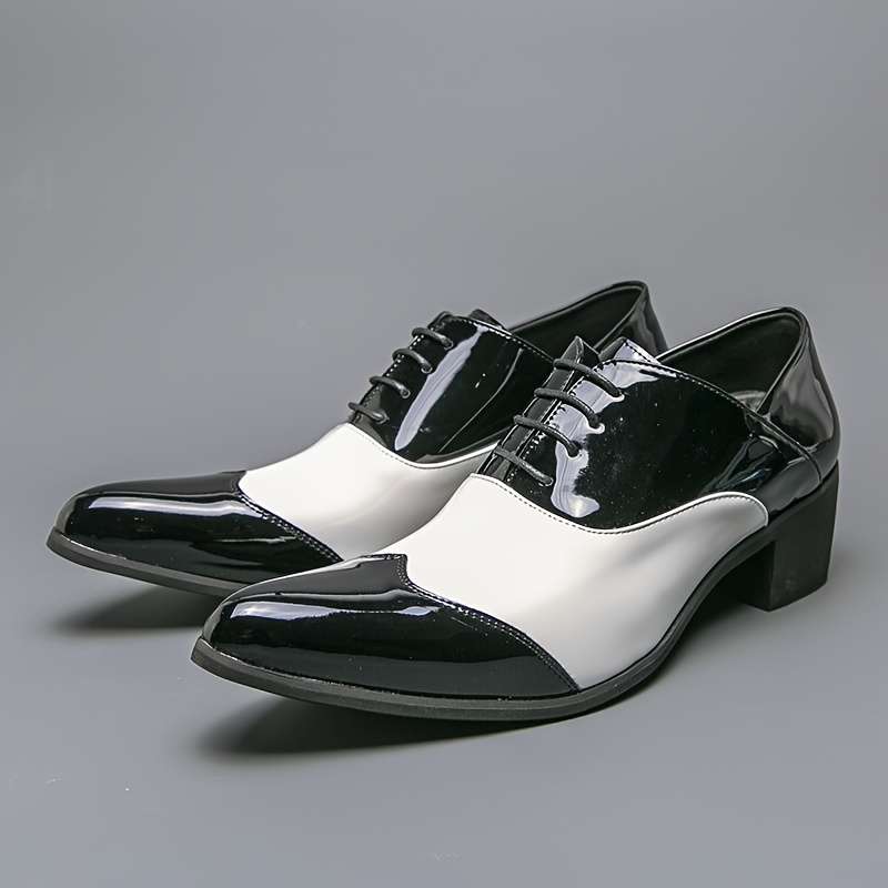 Mens Leather Shoes Color Blue And White Sizeuk 10