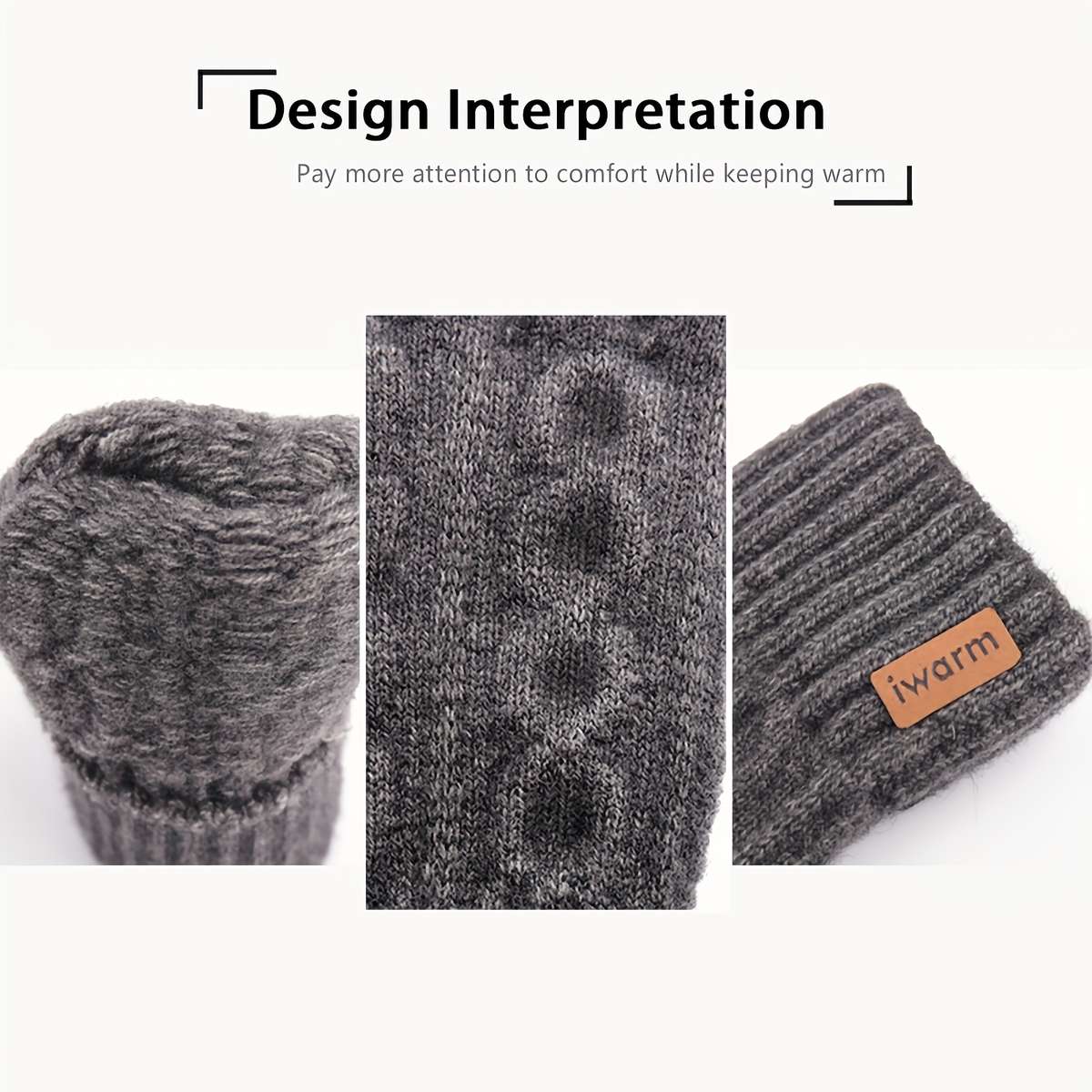 Gloves Color Grey Modelxl