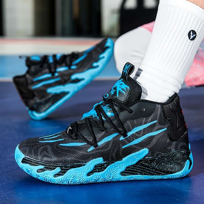 Sneakers Black Blue Size Uk 7.5