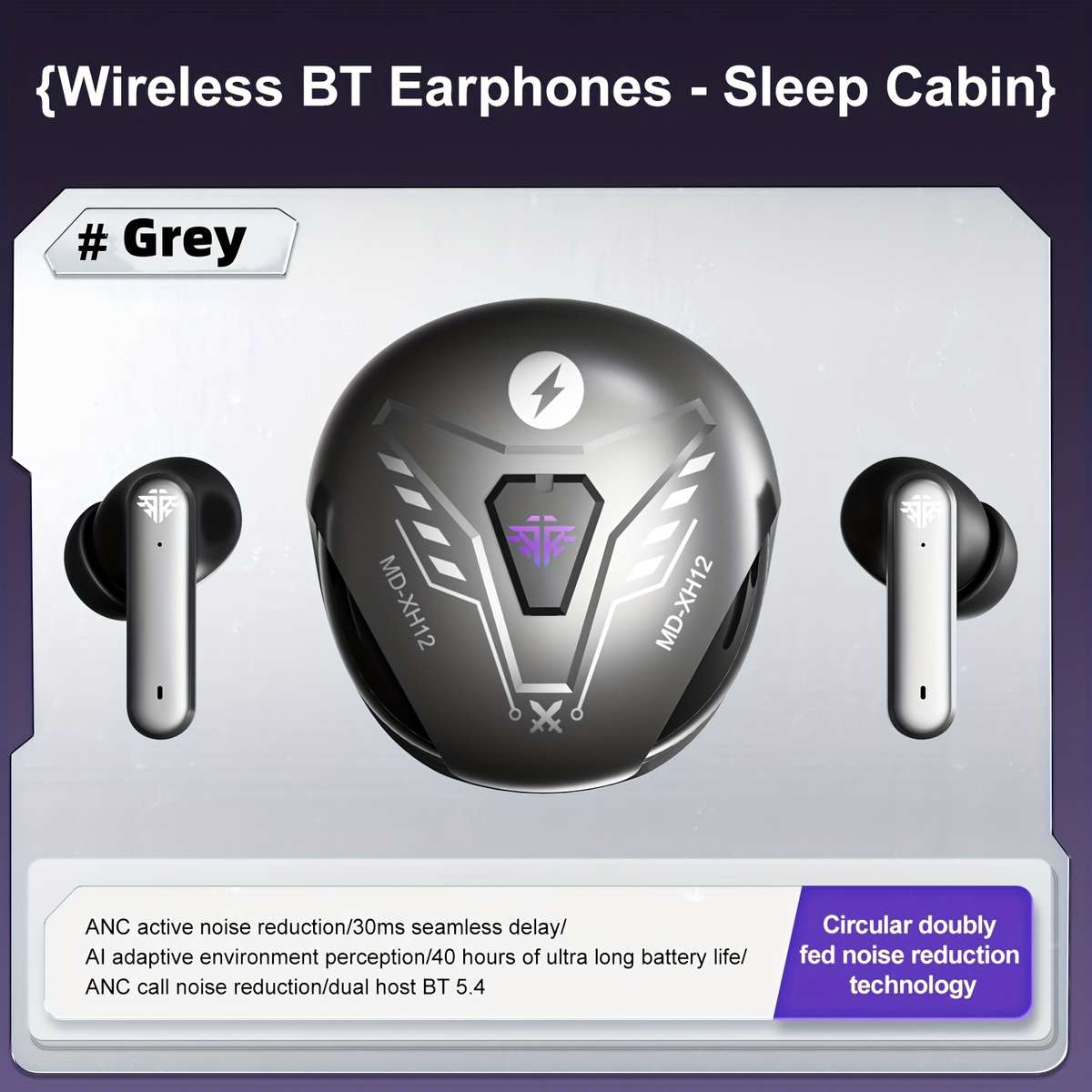 Rechargeable Wireless Earbuds Headphones Headset