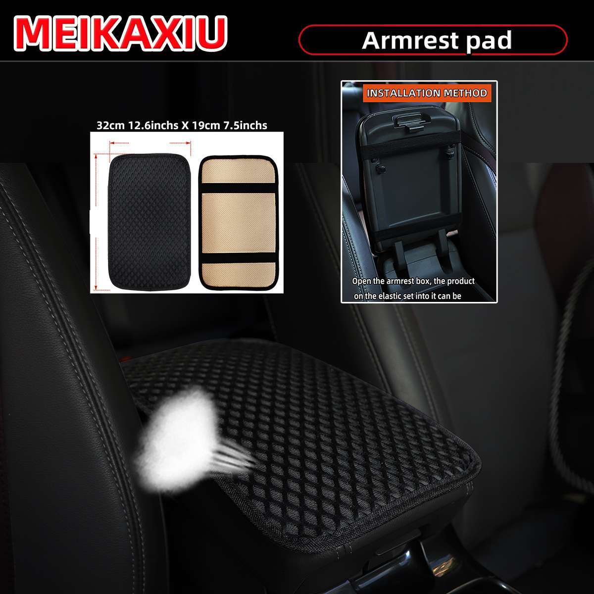 Car Steering Wheel Cover Black