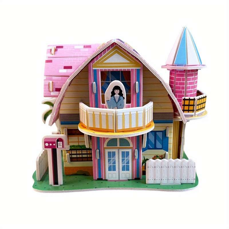 3D Building Model Puzzle Set Model Zha23002