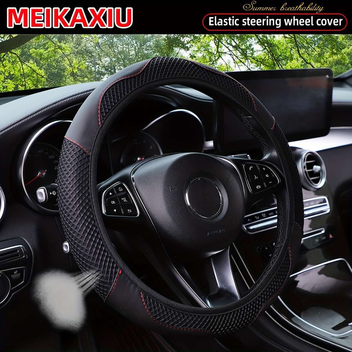 Car Steering Wheel Cover Purple