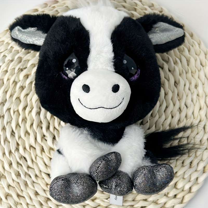Plush Toyss color White And Black size 19.99 cm