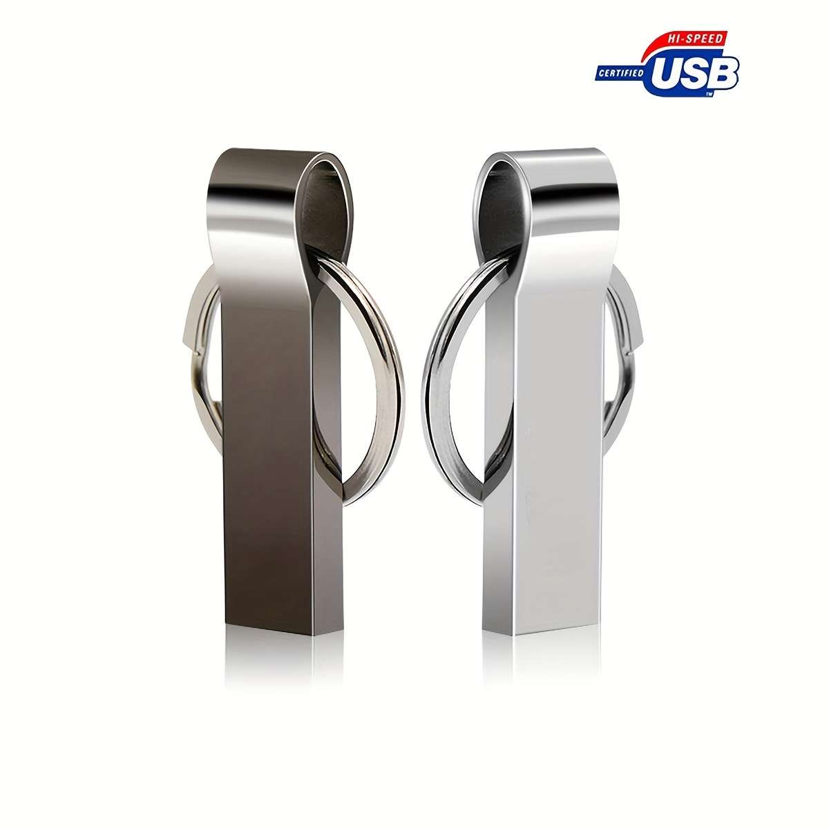 Usb Flash Drive Color Silvery Capacity 2Gb 5Pcs