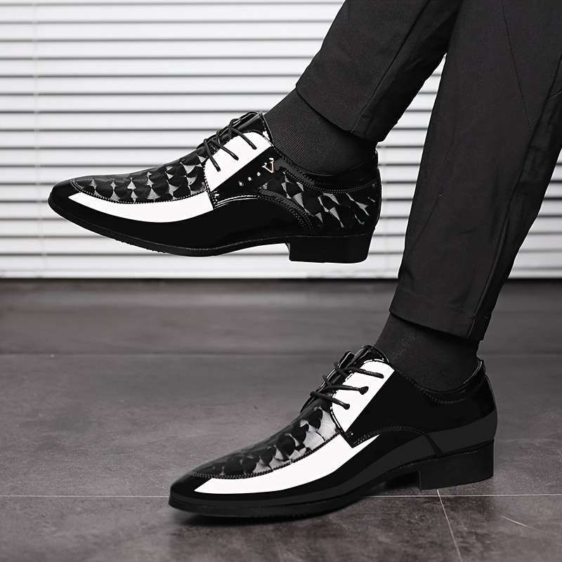 Mens Leather Shoes Color Black Sizeuk 10.5