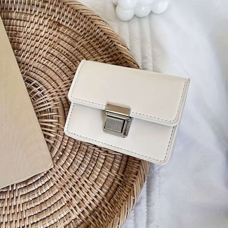 Mini Simple Student Wallet Flip Style Money Clip Fresh Portable Card Holder
