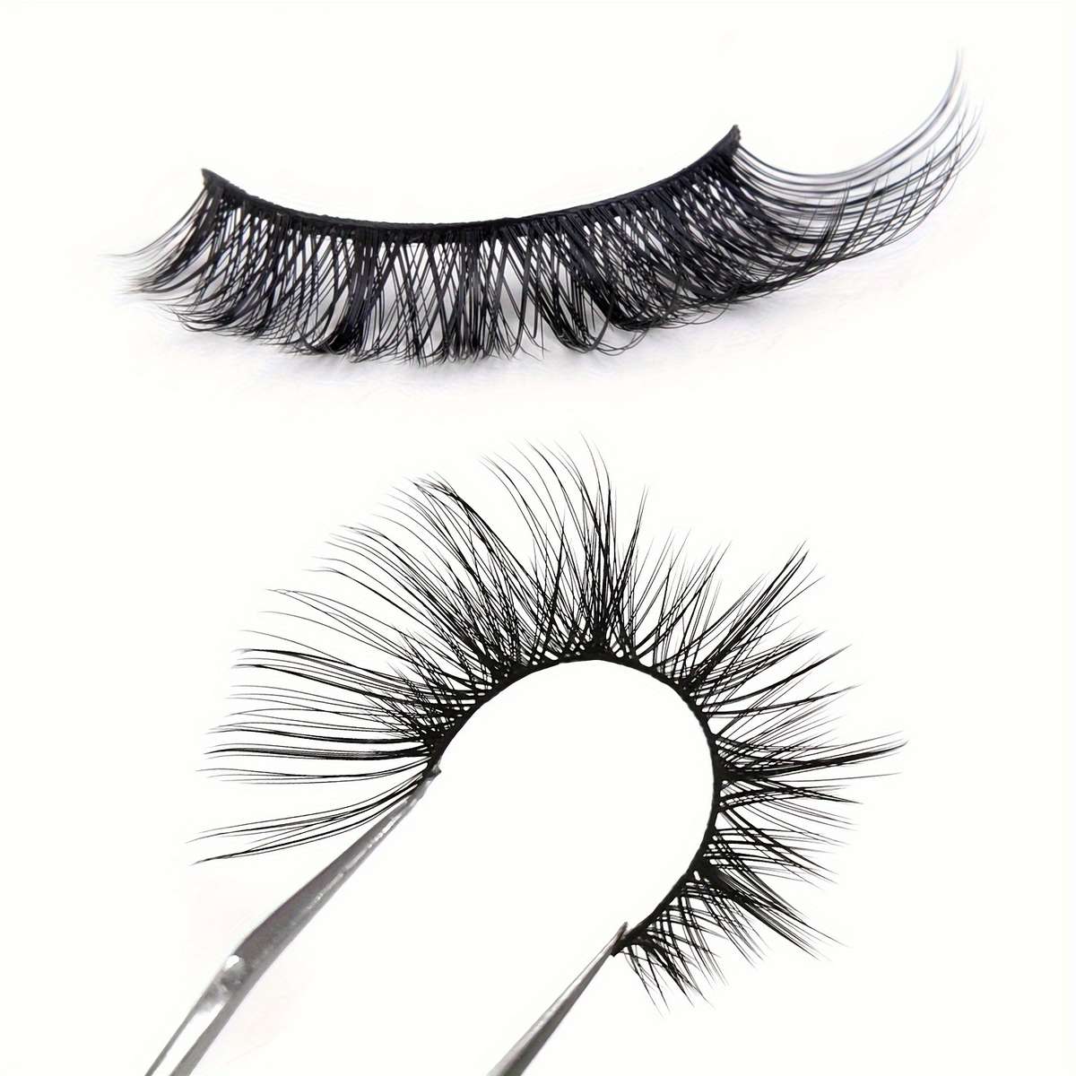 5 Pairs Natural Handmade Lash Extensions Model Xh Huilitai 3 Quantity