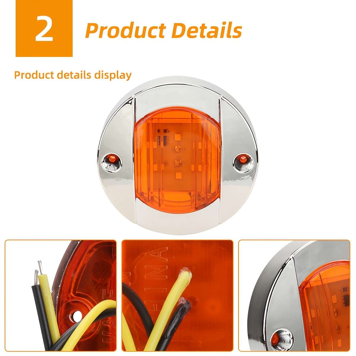 Car Lights Items 2Pcs Red