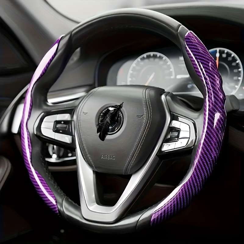 Car Steering Wheel Cover Purple