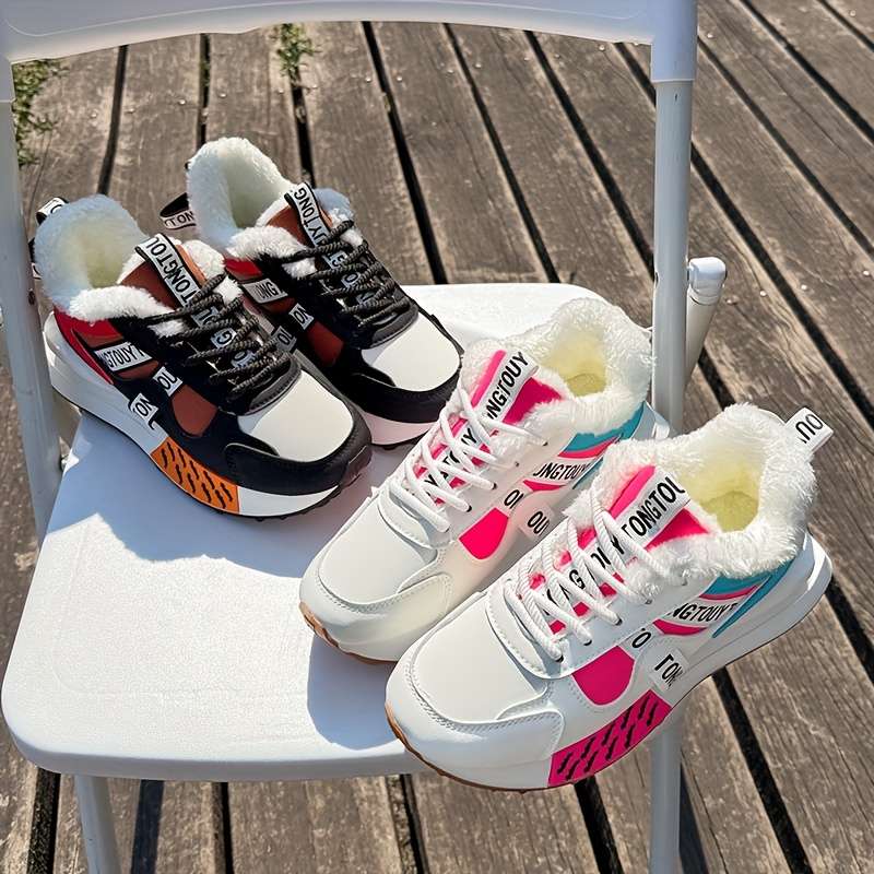 Women S Sneakers Color White Rose Red Sizeuk 4