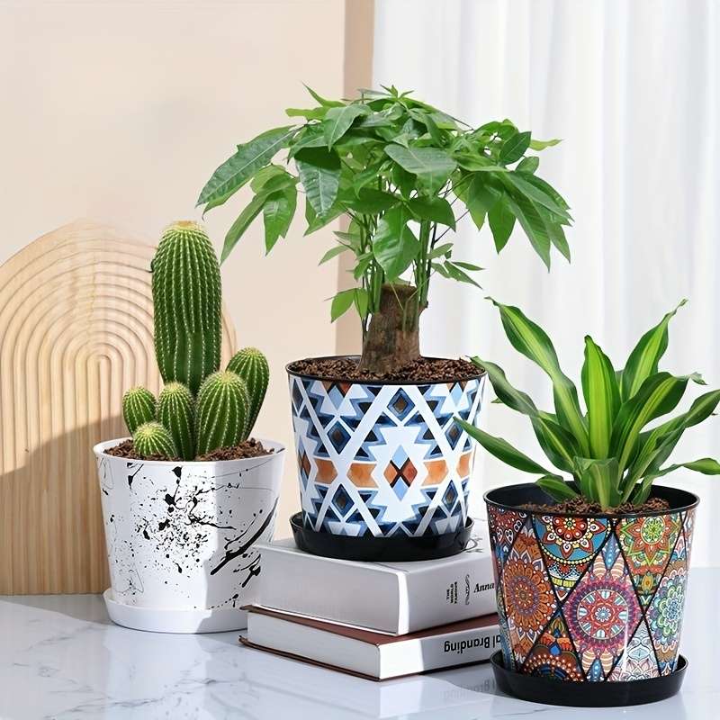 Flowerpot  2Pcscolor Black A3