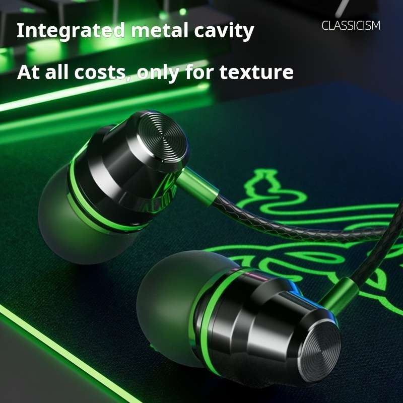 Wired Headphones Silvery Model 3.5Mm Round Jack