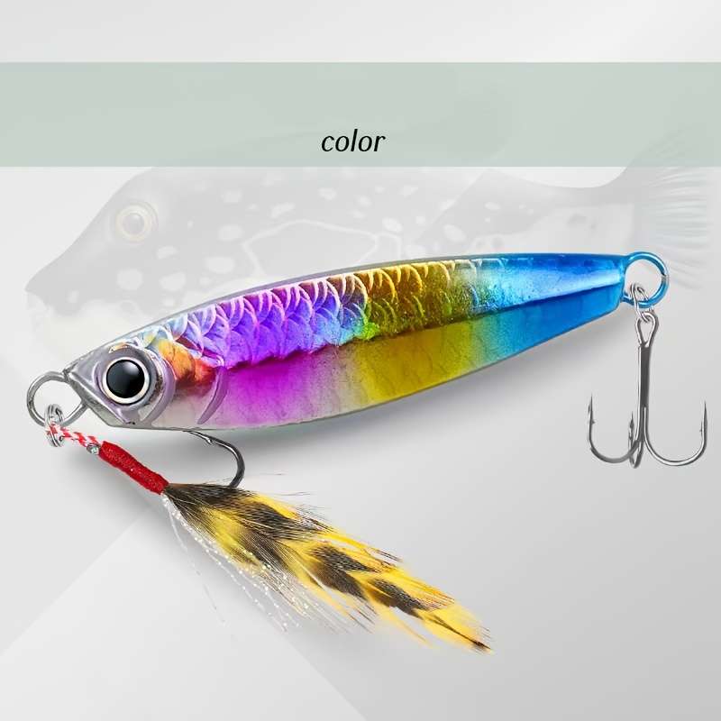 1pc 30g 1.05oz Fishing Lure Casting Jig Graceful Swim High Reflectivity