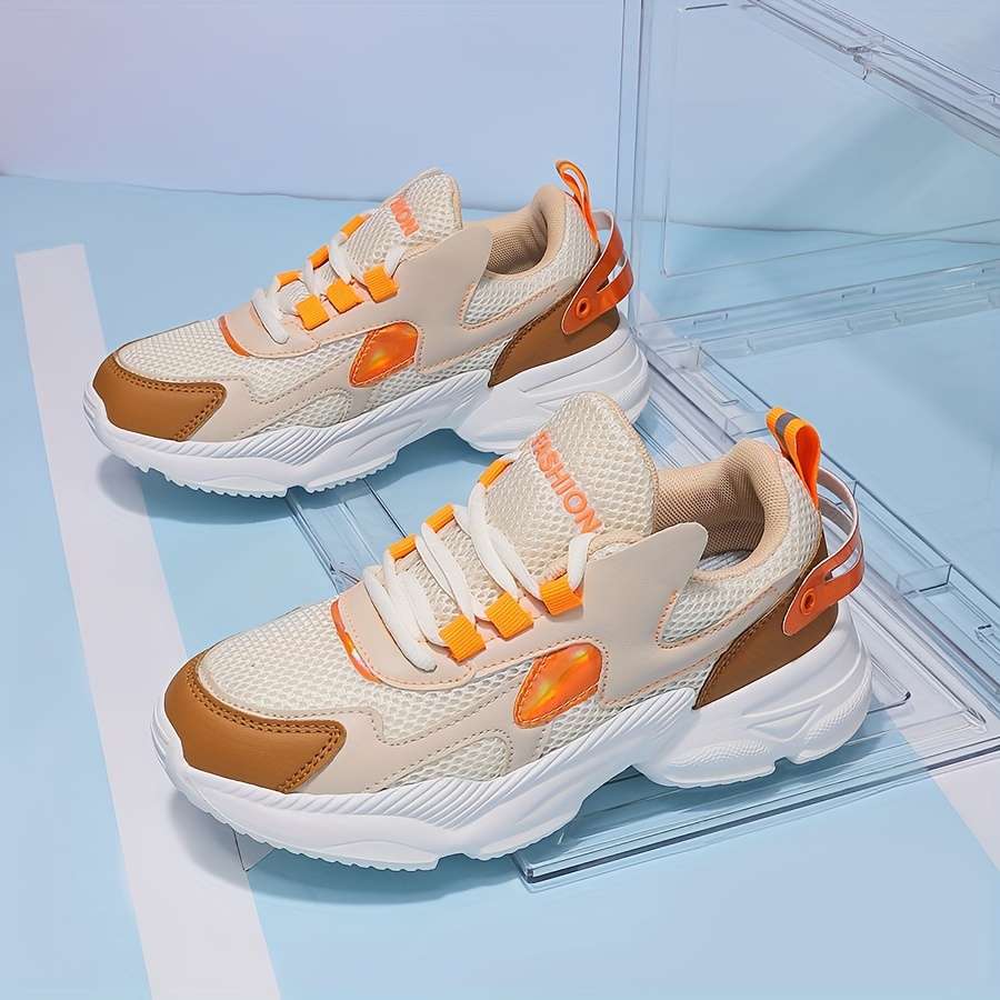 Women S Sneakers Color Orangered Sizeuk 4
