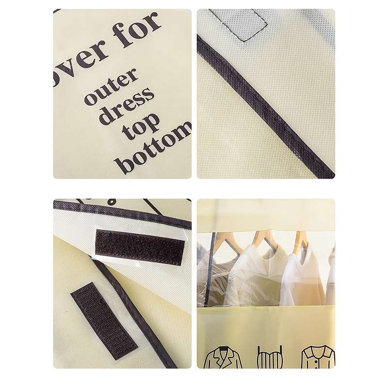 Clothing Dust Bags Color Beige Sizeheight 110Cm*Length 90Cm