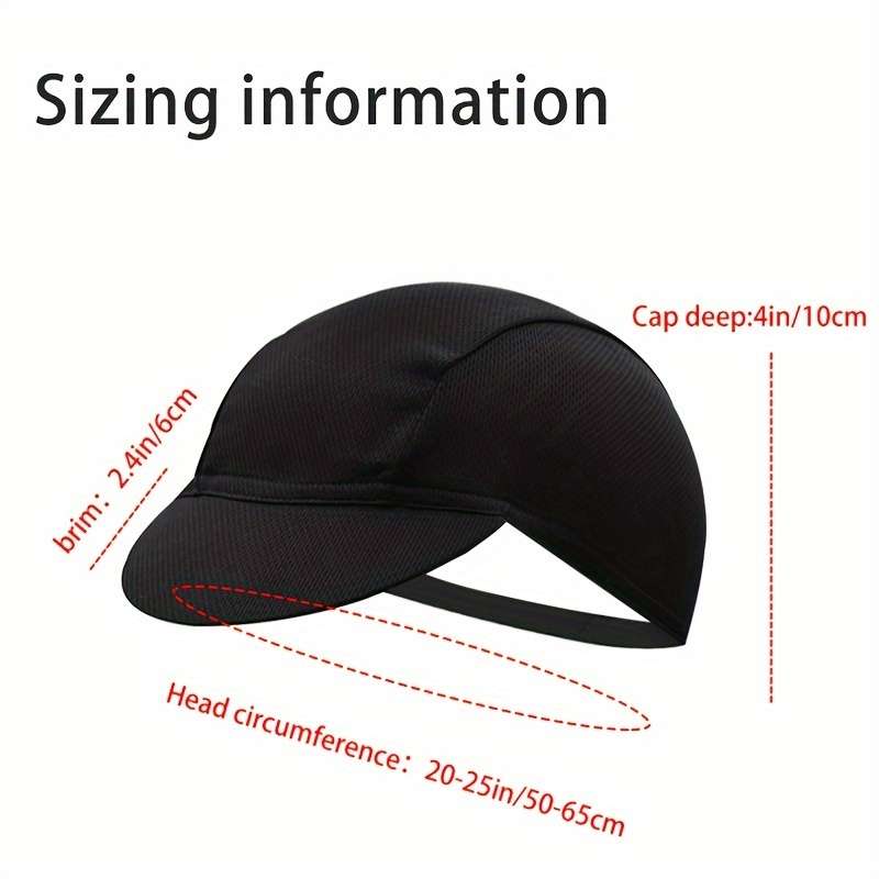 1pc Oscrolling Cycling Cap Vibrant Watermelon Slice Design 100% Polyester Breathable Lightweight