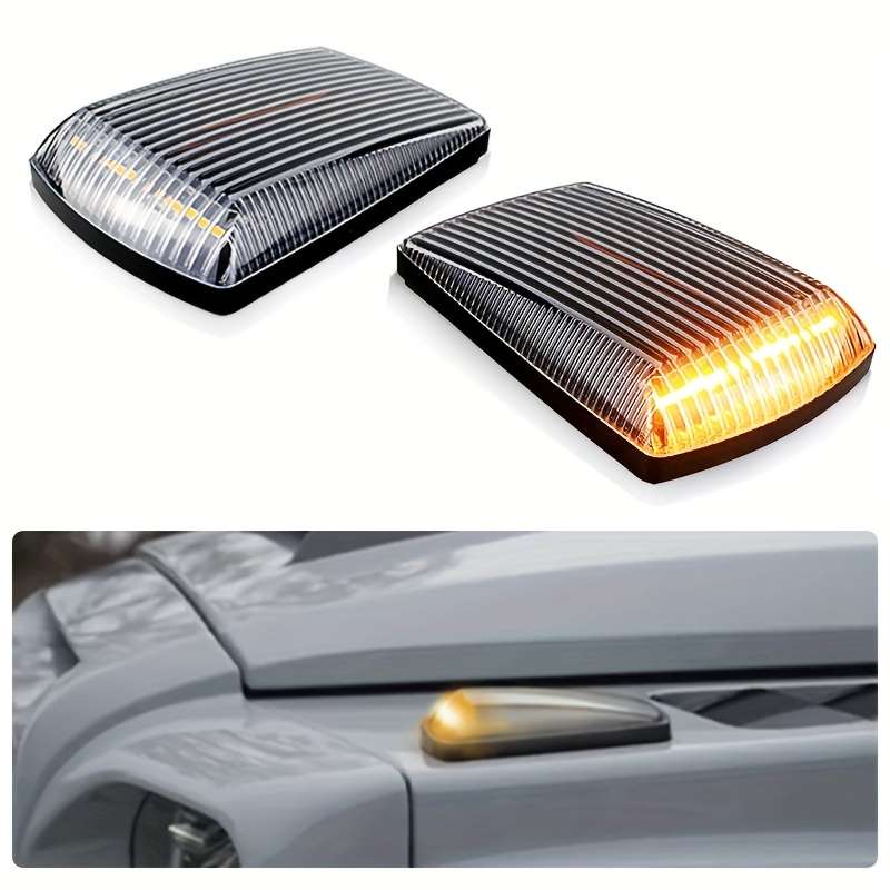 Car Lights Items 2Pcs Led Smoke Lens