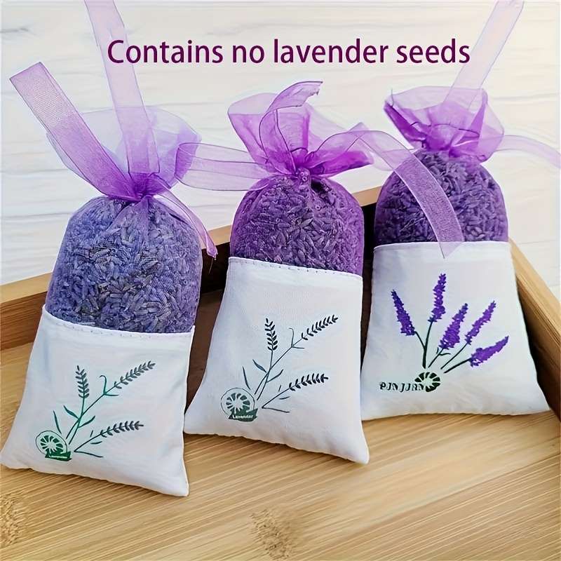 10Pcs Lavender Scented Fragrance Bags Aromarelax Delight Transparent Mesh