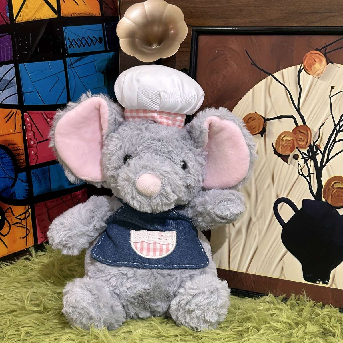 Plush Toyss Items Sweet Spoon Cooking Mouse