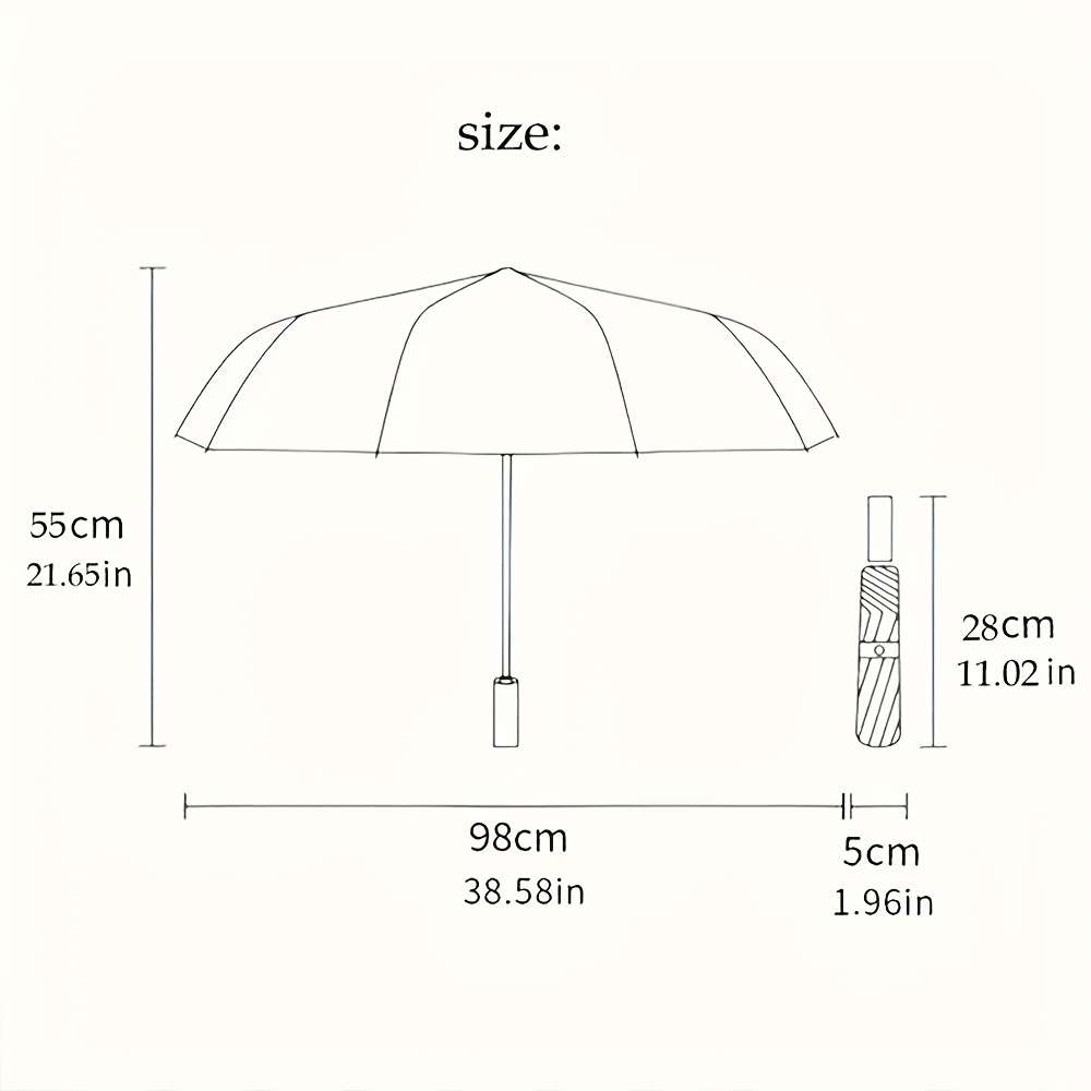 Umbrella Color A1 Size28X8Cm