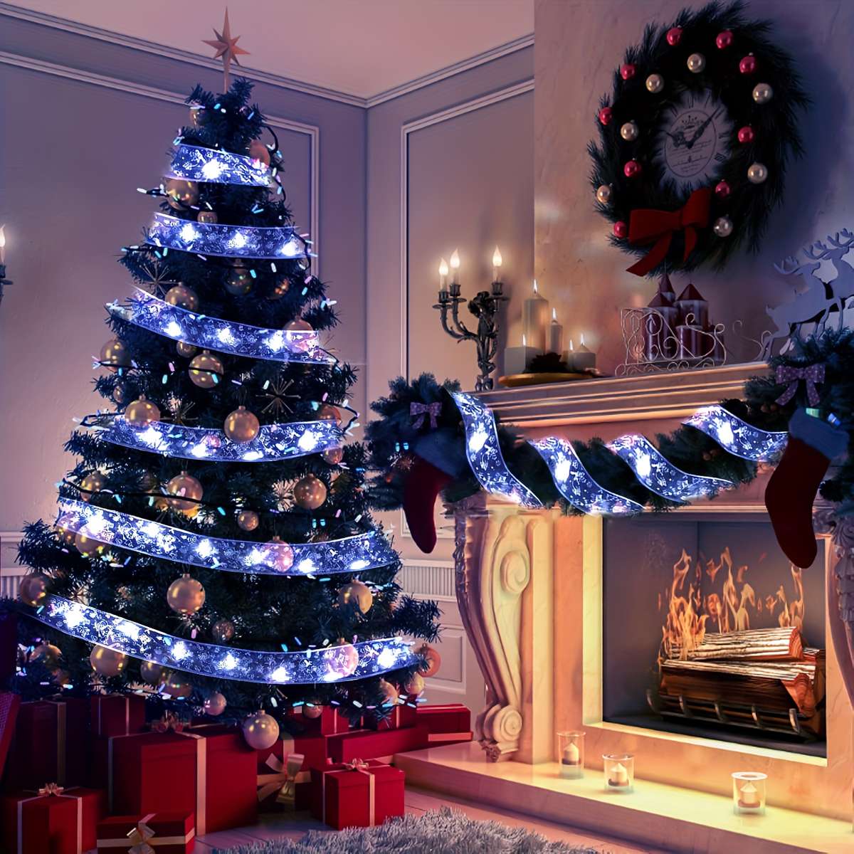 Led Christmas Tree Ribbon 3 M