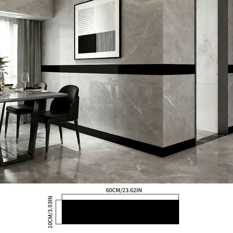 Skirting Board 1260Cm Lightning Gray Quantity 5 Pieces