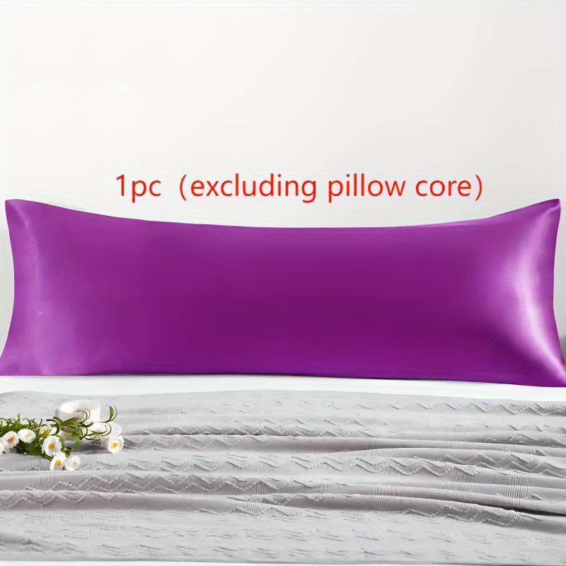 Satin Pillowcase Color Light Grey Size50Cm*90Cm