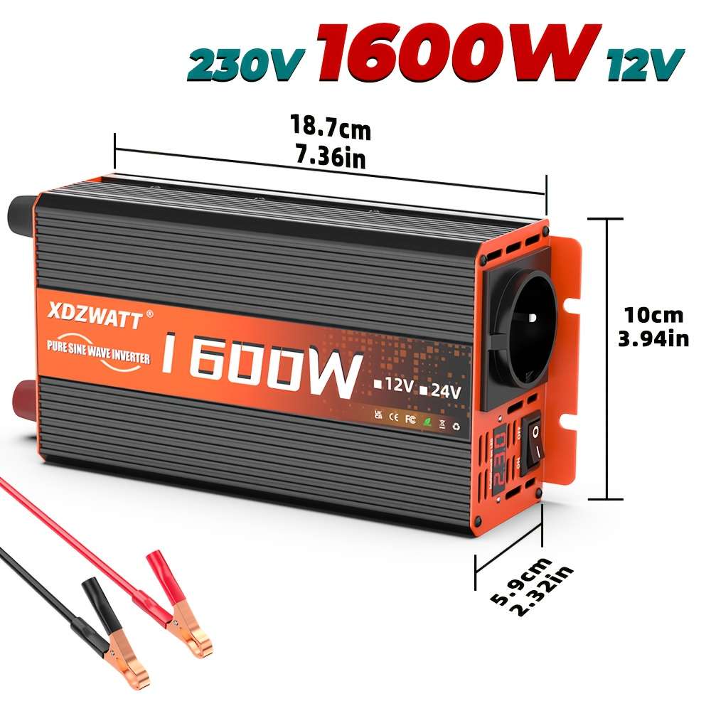Inverter Model 12V1600W