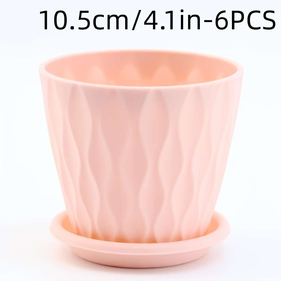 Flowerpot Color Pink Quantity10.41Cm 6 Pcs
