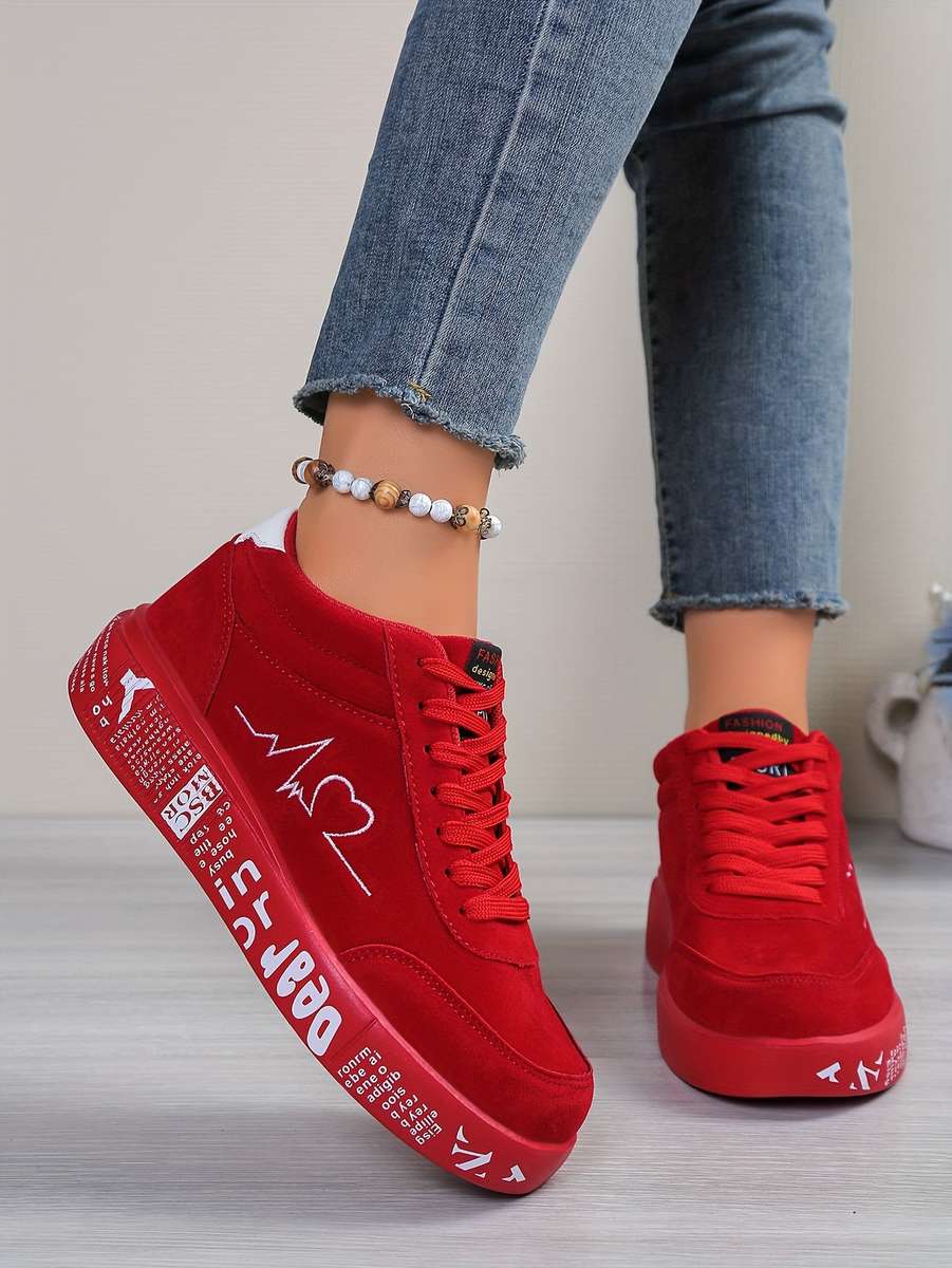 Women S Sneakers Color Red Sizeuk 10.5