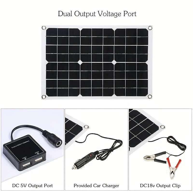 Solar Panel Model Dc 12V To Ac 220V Eu