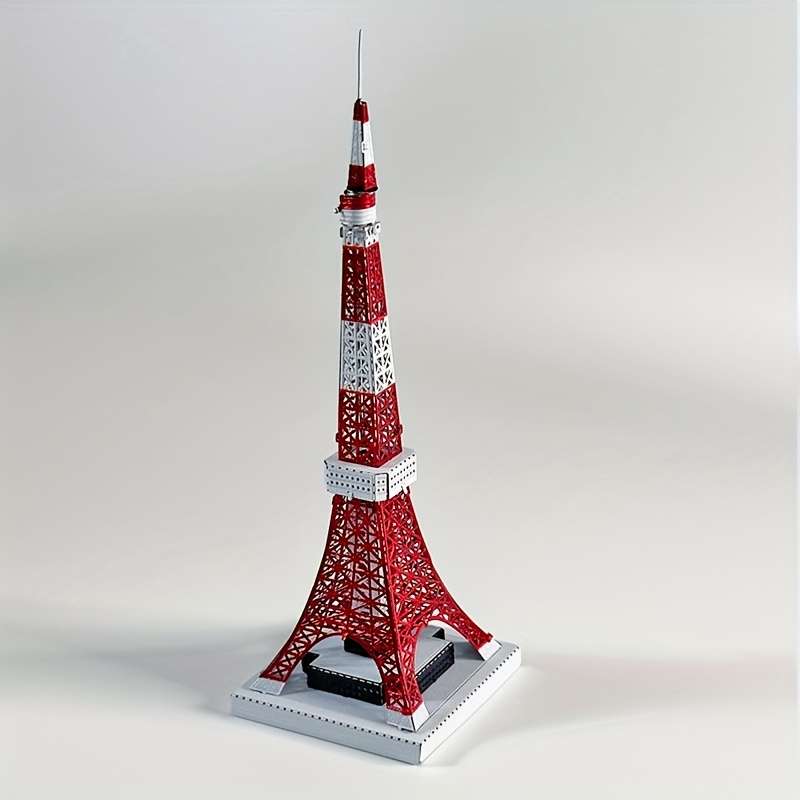 Building Toy Architectural Model Toy Set Model Tokyo Tower