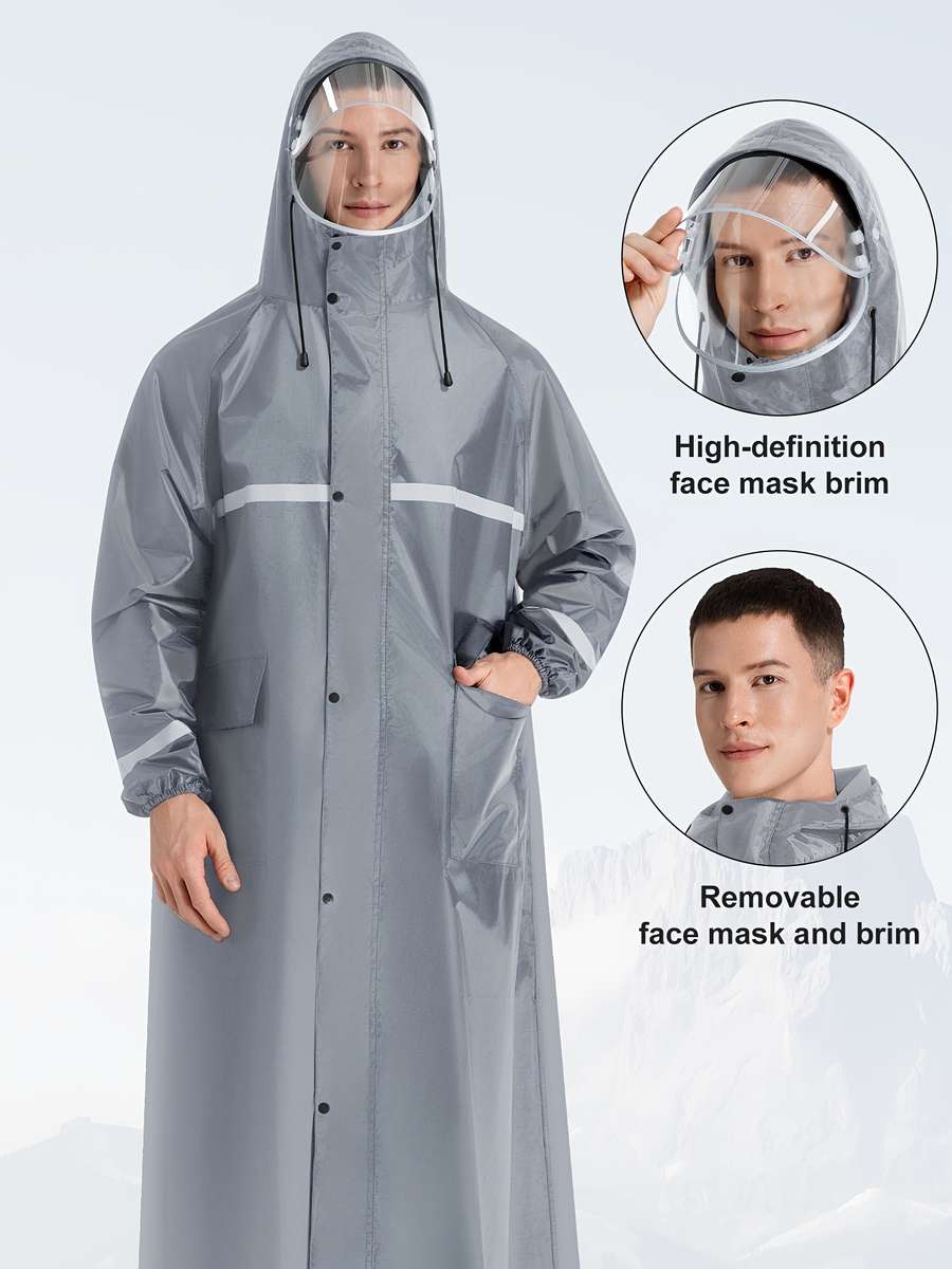 Raincoat Grey Size Uk M