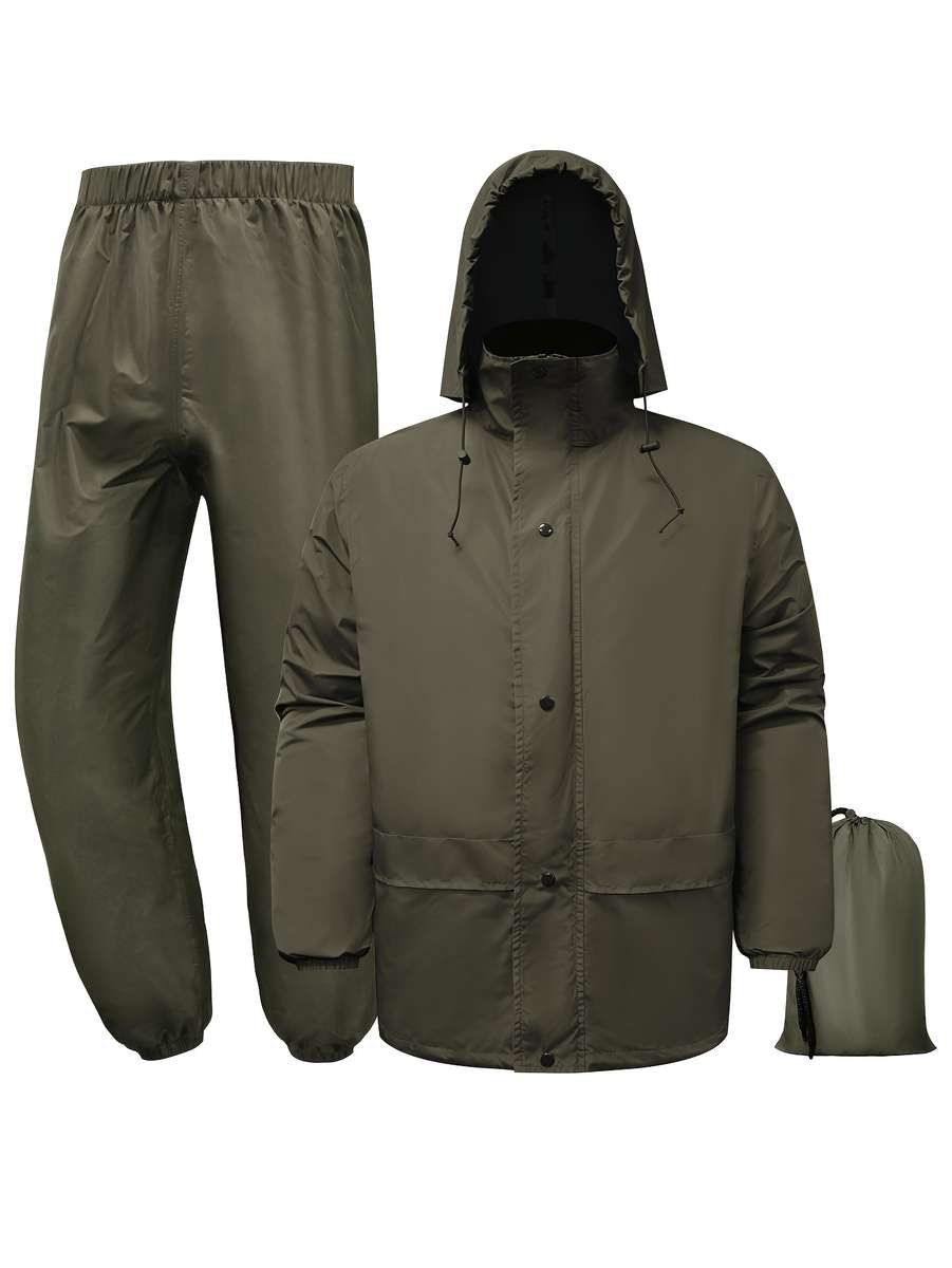 Raincoat Dark Brown Size M