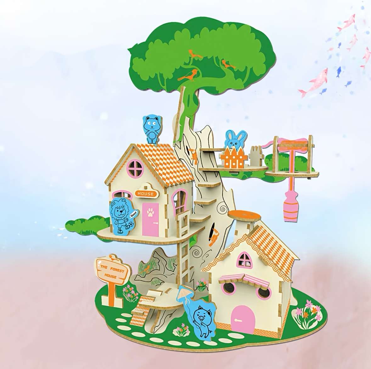 Building Toy Architectural Model Toy Set Model A 1