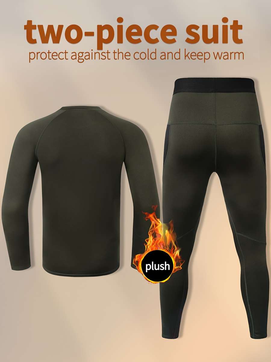 Thermal Underwear Color Army Green Sizes