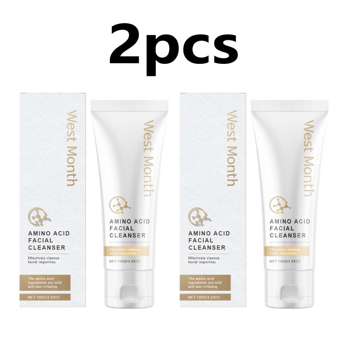Facial Cleansing Quantity 2Pcs 100G 3.53Oz *2