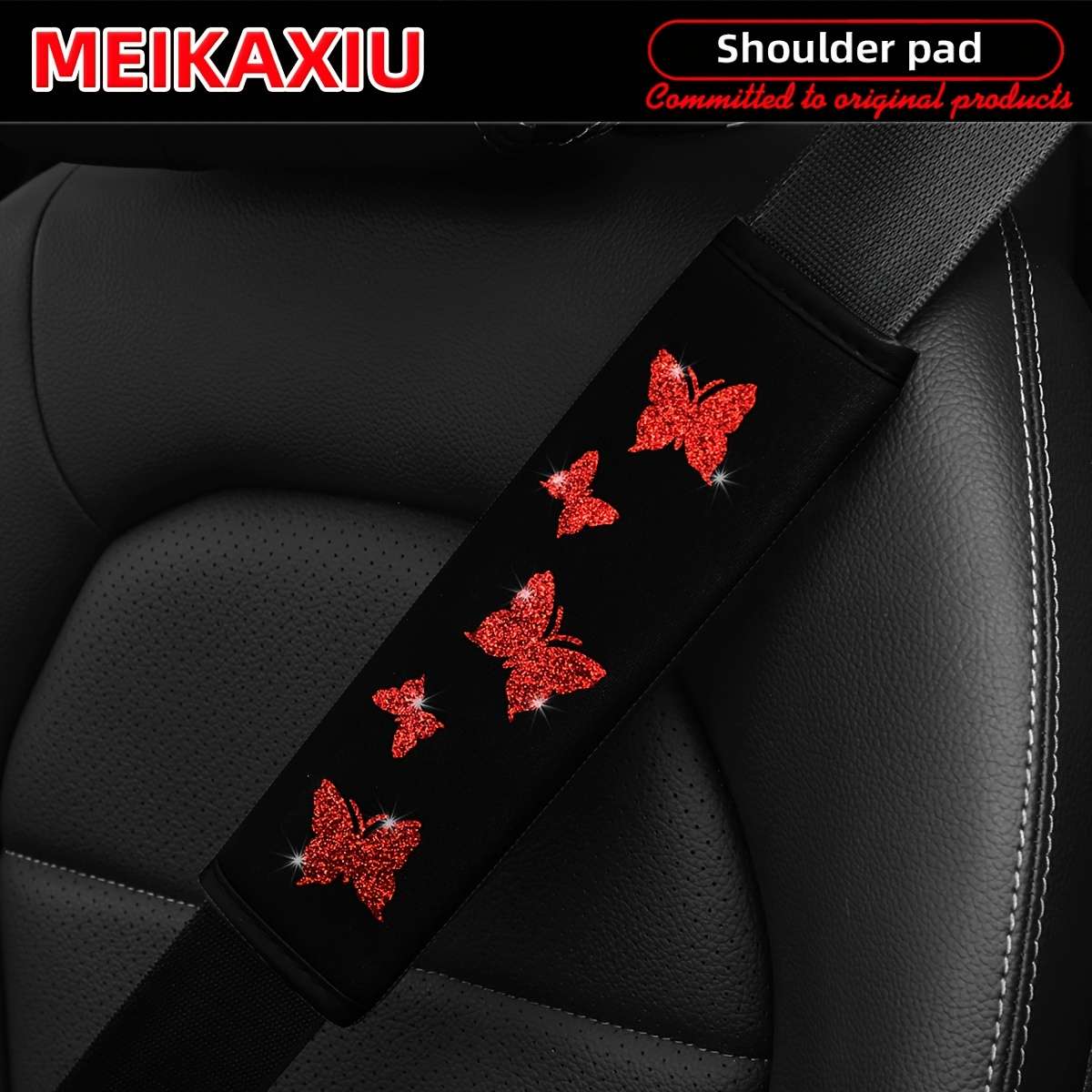 Car Seat Belt Covers Drakgray