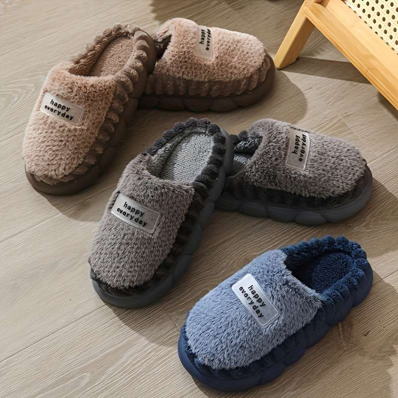 Cotton Slippers Color Grey Sizeuk 6.5-7