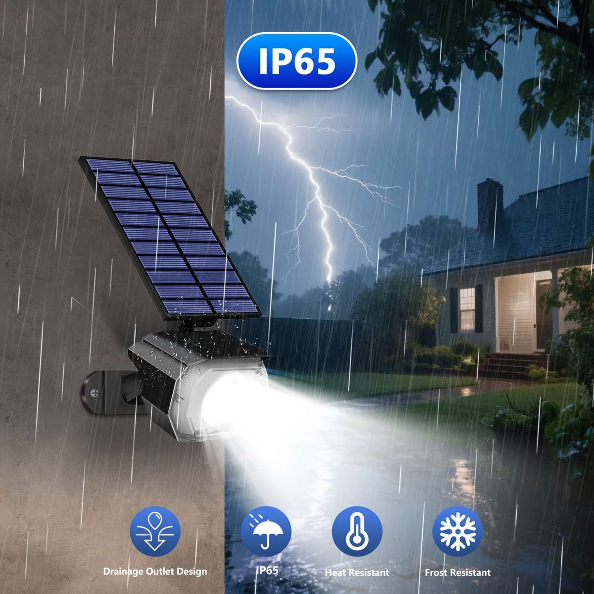 Solar Emergency Lights Color Cold White Quantity2Pcs